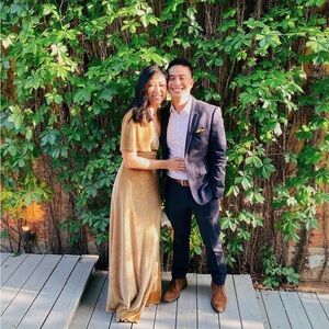 Velvet Wrap Front Tie Bridesmaid Dress